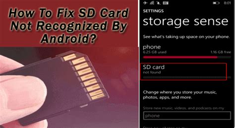 my sd card is not showing on my phone|7 Fixes For SD Card Not Recognized Or Detected By .